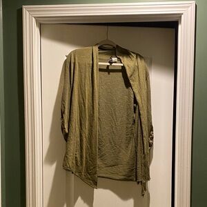 Elegant Olive Women's Cardigan